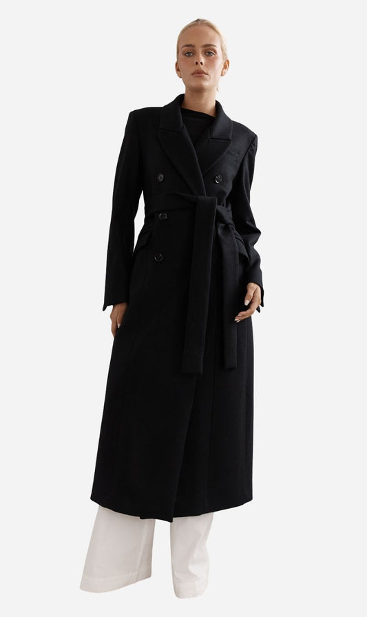 Caitlin Crisp | Conrad Coat - Black