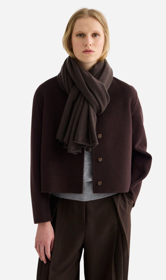 Laing | Cashmere Scarf 180x60cm - Bitter Chocolate