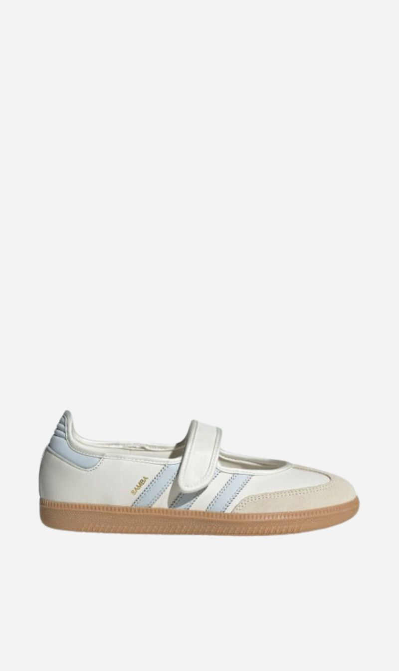 Adidas | Samba Jane - Cloud White/Gum/Halo Blue