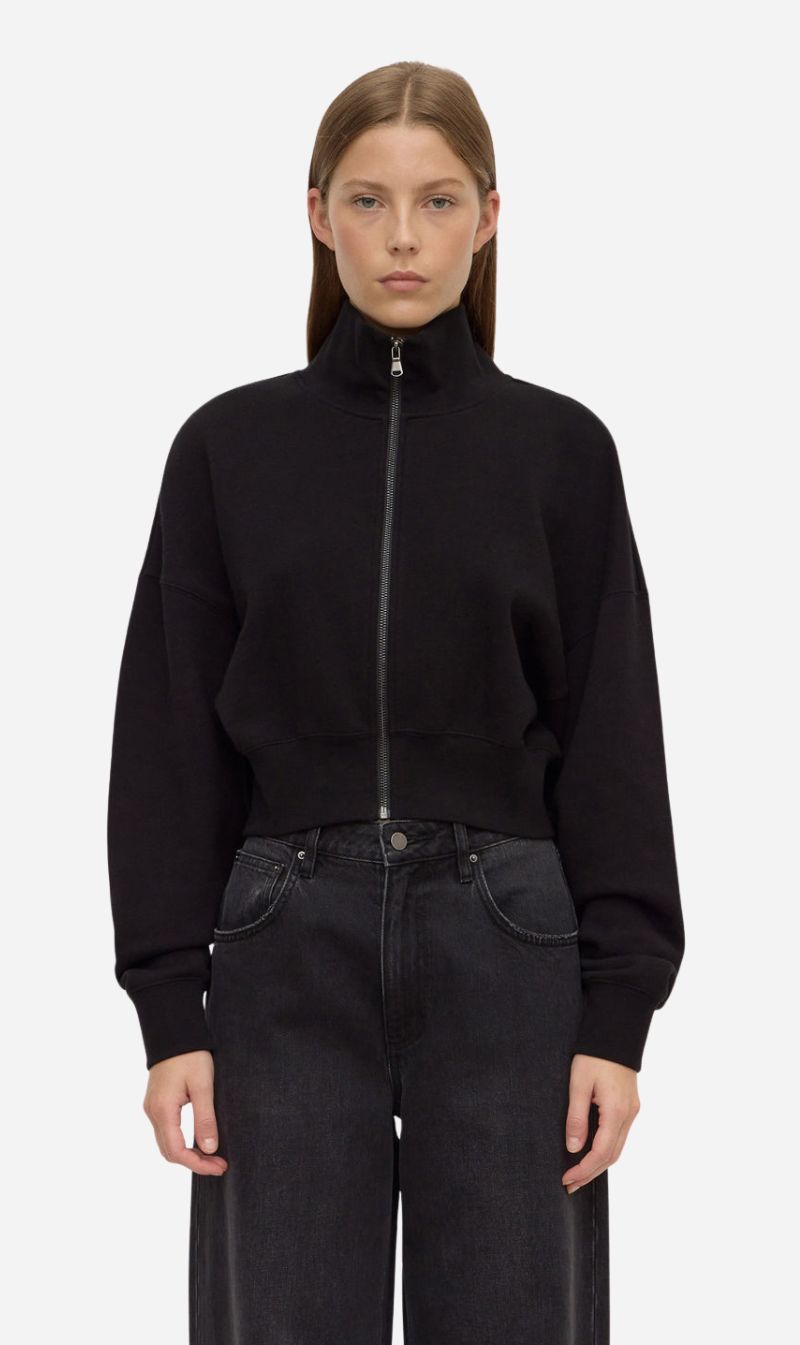 Assembly Label | Brushed Cotton Jacket - Black