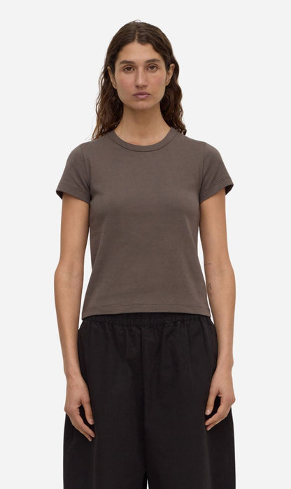 Assembly Label | Lyla Cap Sleeve Tee - Bark