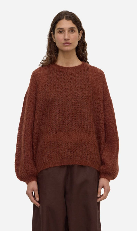 Assembly Label | Tulsa Mohair Knit - Burnt Amber