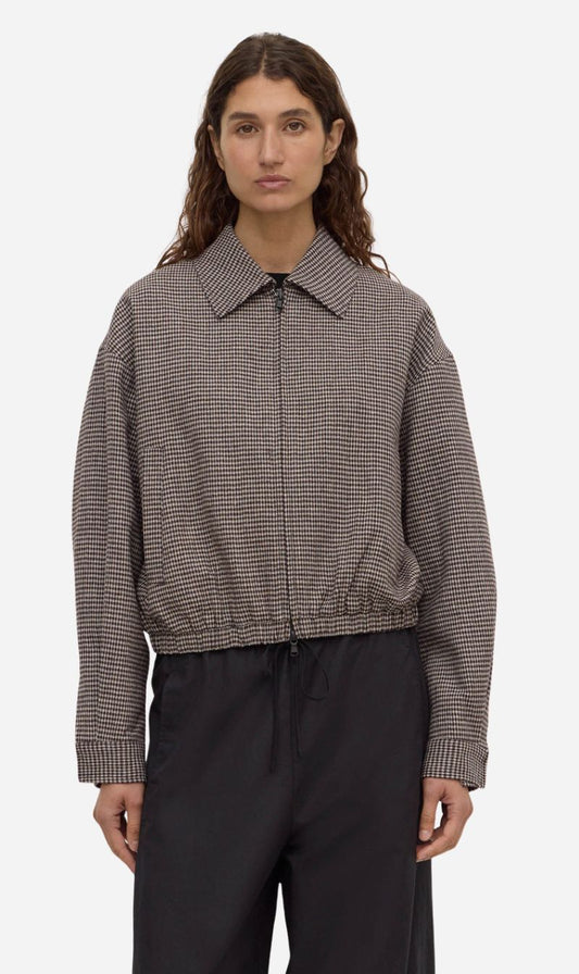 Assembly Label | Solana Wool Jacket - Brown Black Check