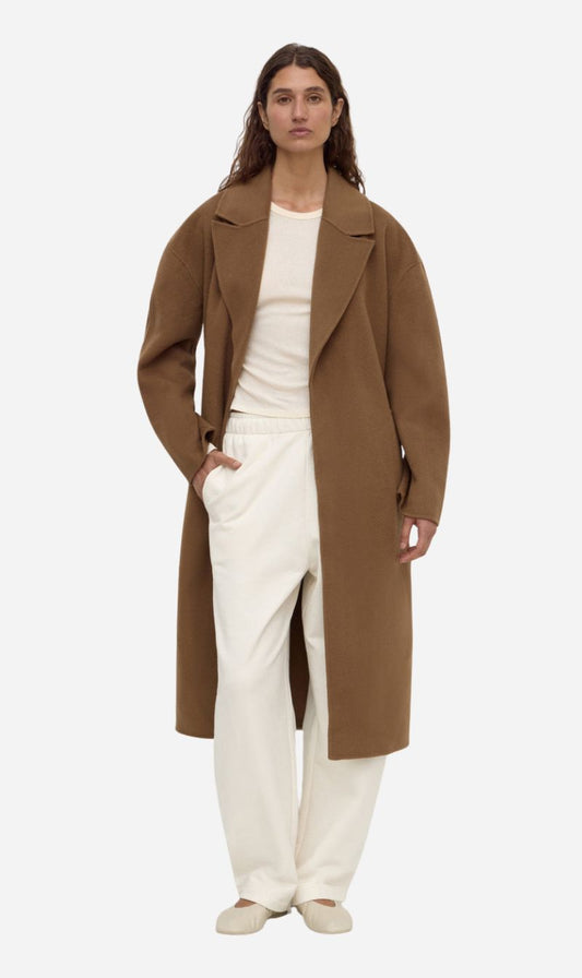 Assembly Label | Ivy Wool Coat - Oak