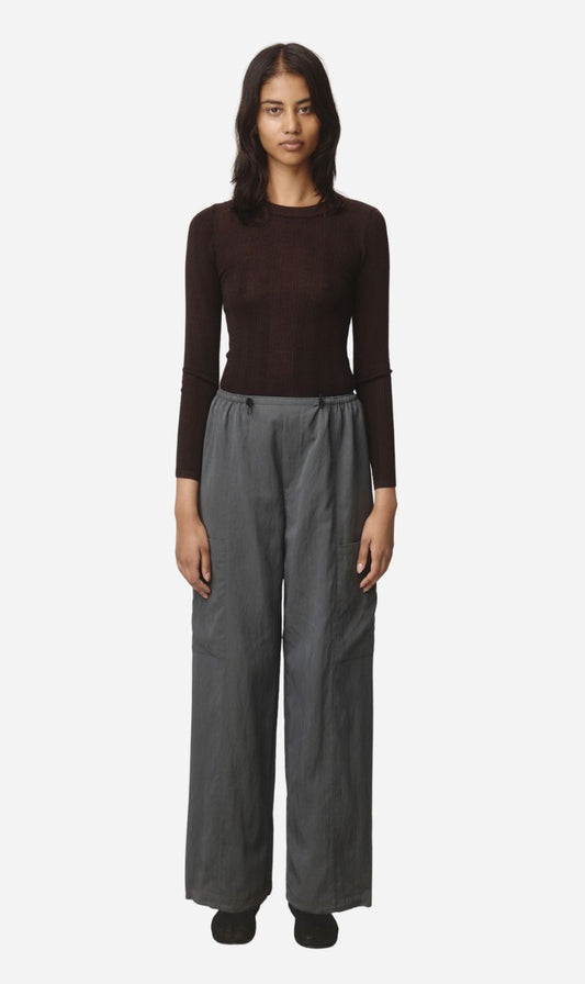 Marle | Gray Pant - Charcoal