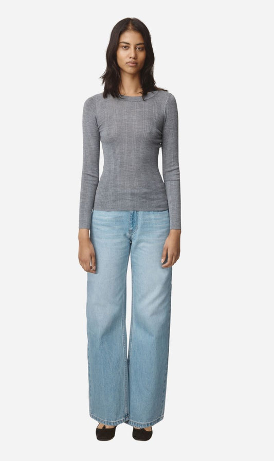 Marle | Ana Top - Soft Charcoal