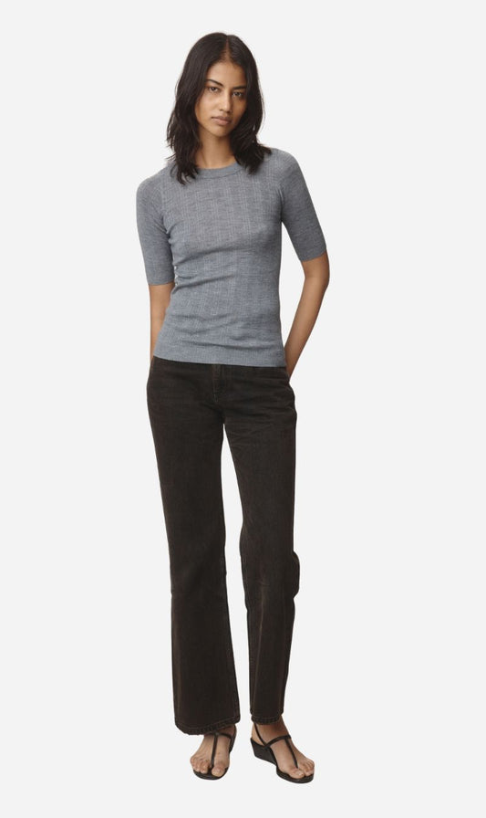 Marle | Layla Tee - Soft Charcoal