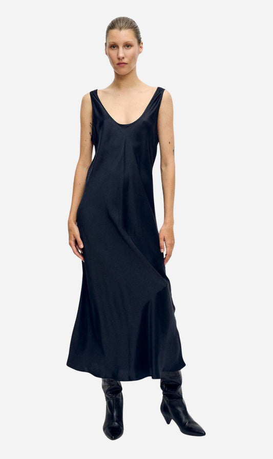 silk laundry black slip dress Laundry by Shelli Segal Women's Black Sleeveless Slip Dress V-Neck Silk Size 6