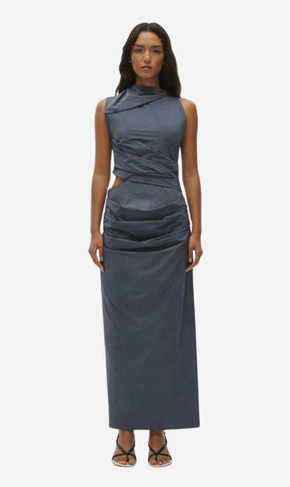 One Of Others | Iliah Dress - Denim Blue