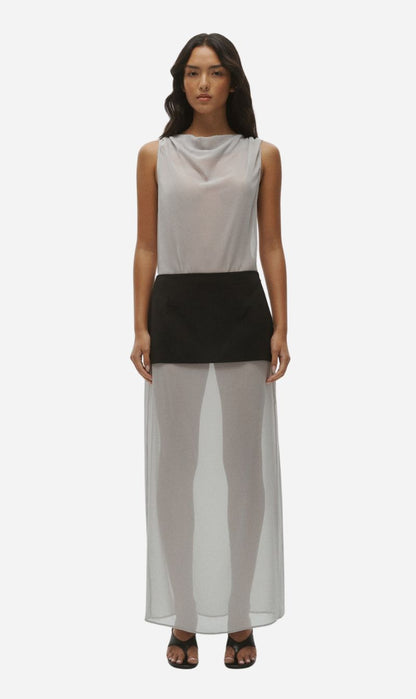 One Of Others | Miro Dress - Silver / Black