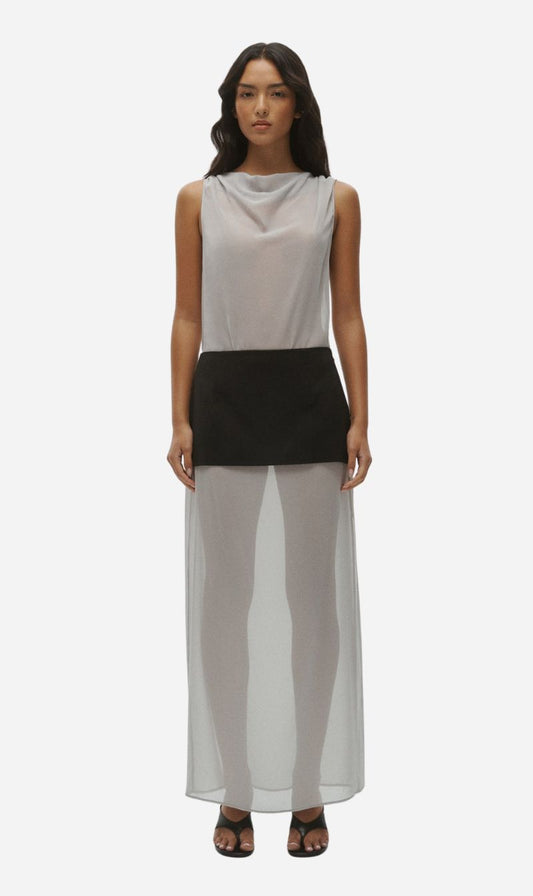 One Of Others | Miro Dress - Silver / Black