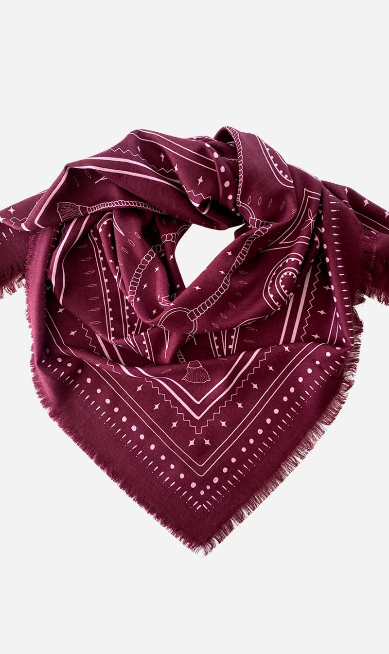 Dark Hampton | The Hadfield Wool Silk Scarf