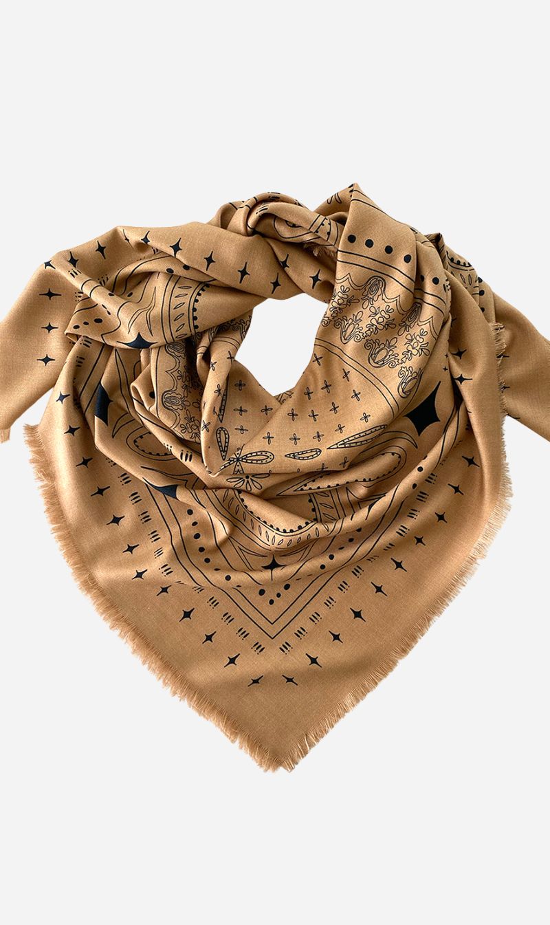 Dark Hampton | The Holden Wool Silk Scarf