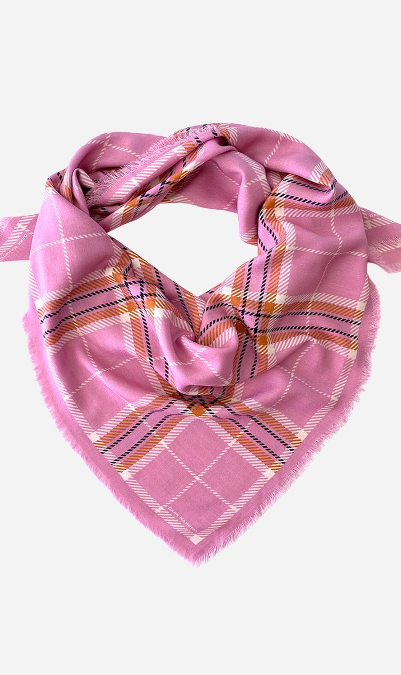 Dark Hampton | The McRae Wool Silk Scarf