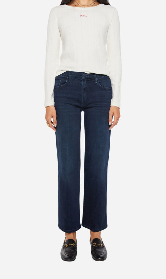 Mother Denim | The Mid Rise Rambler Zip Ankle - Chip On My Shoulder