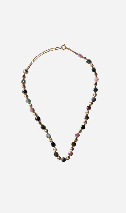 Tityaravy | Peela Necklace - Tourmaline / Multi