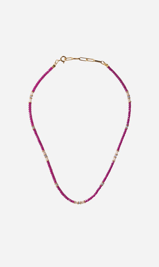 Tityaravy | Belyt Necklace 101 - Rubellite / Tanzanite