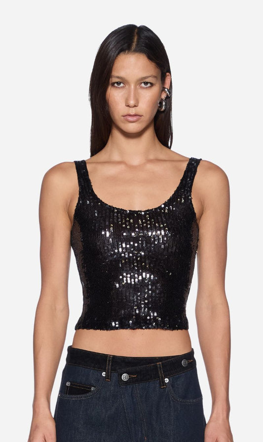 Ksubi | Chloe Tank - Black Spark