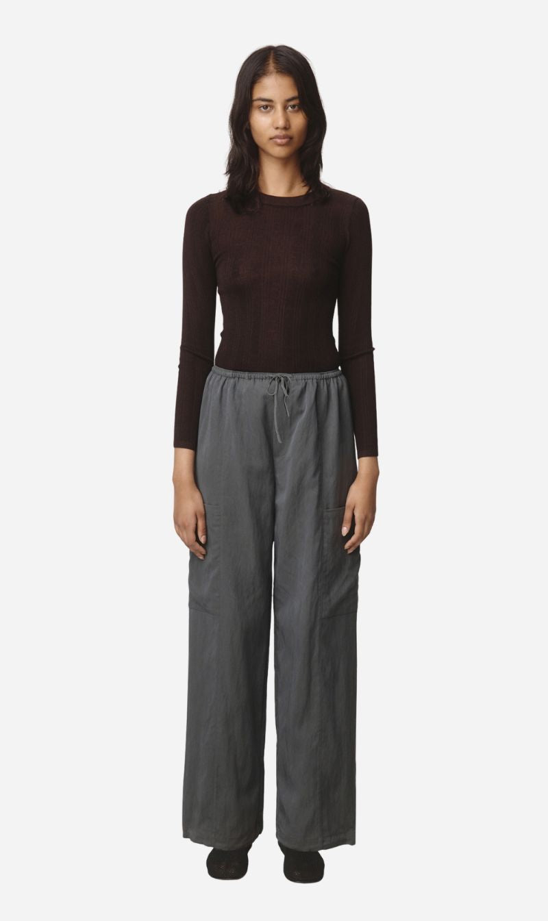 Marle | Gray Pant - Charcoal