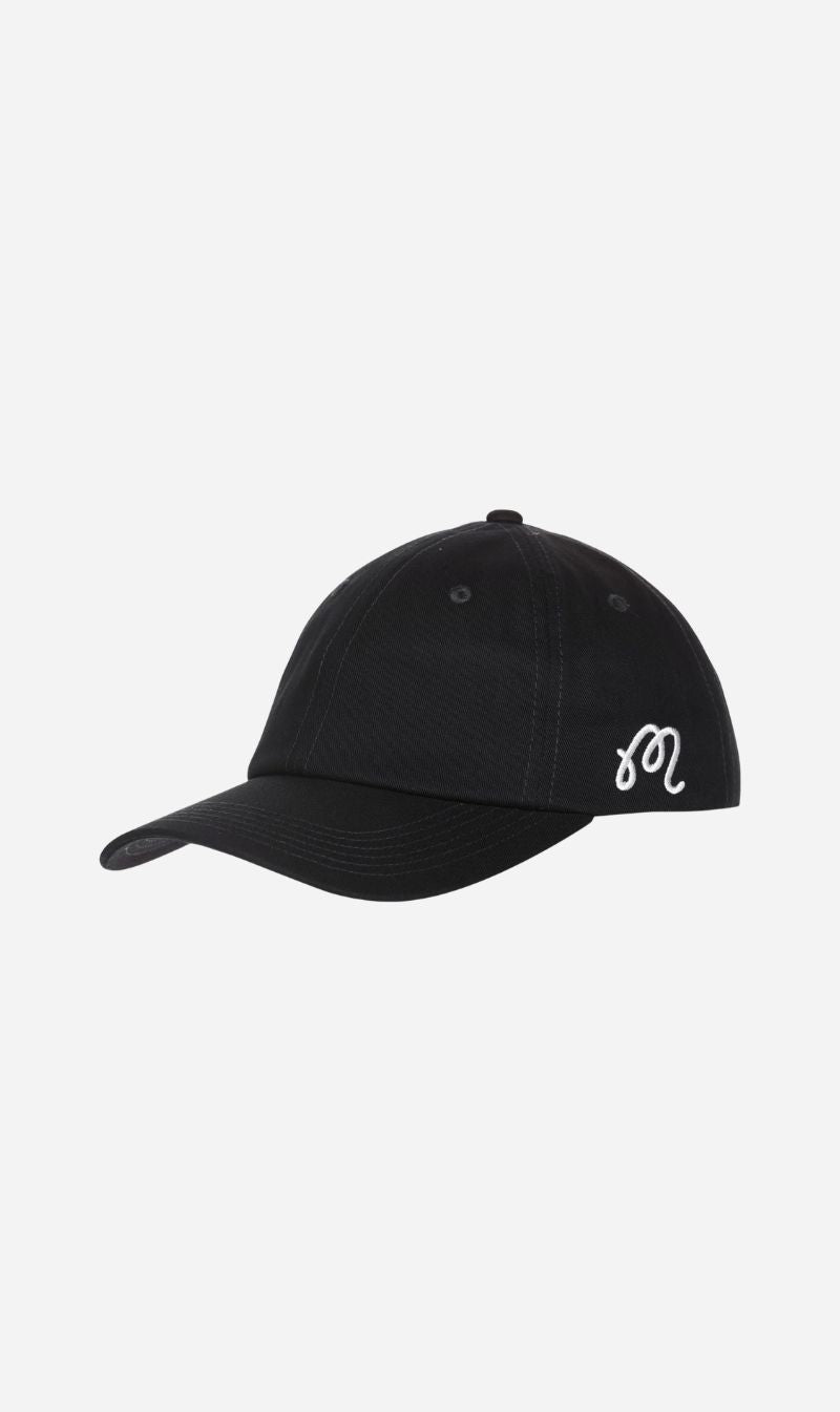 Malbon | Evergreen Washed Cotton Twill Dad Hat - Black