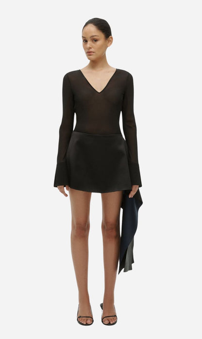 One Of Others | Lowe Mini Skirt - Black / Navy