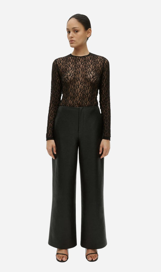 One Of Others | Leo Lace Bodysuit - Black