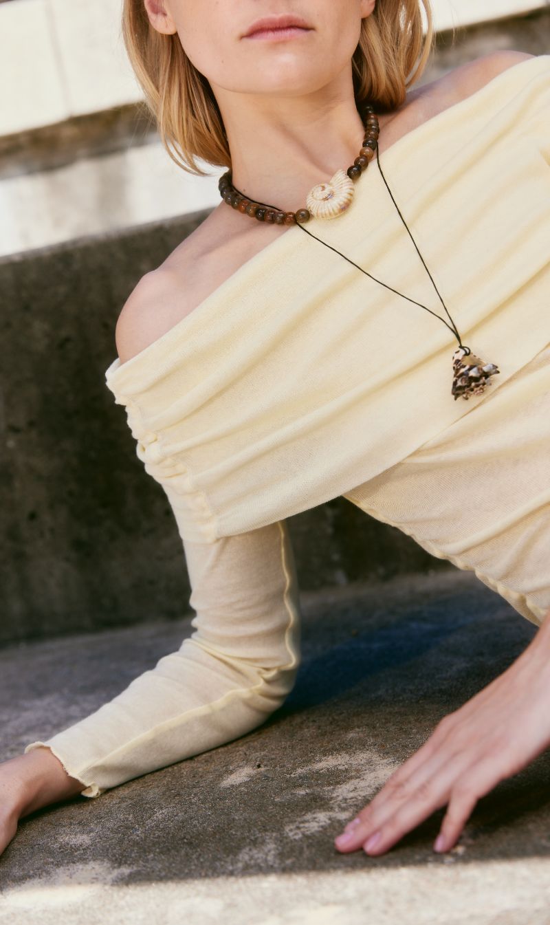Gem Totem | Happy Place Necklace in Cocoa