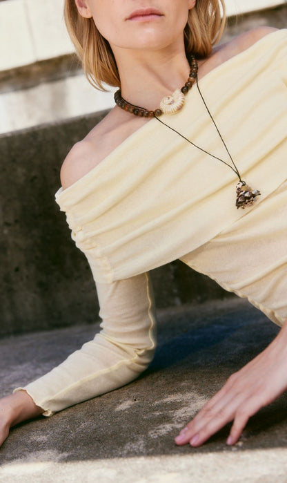 Gem Totem | Happy Place Necklace in Cocoa