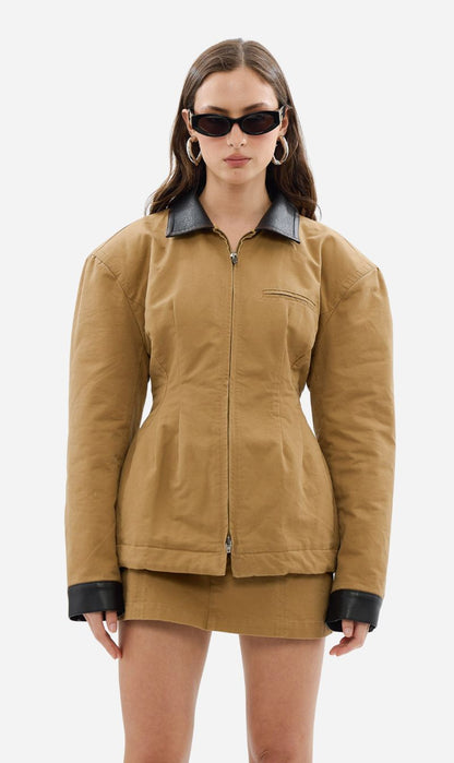Bubish | Olivia Cinched Country Jacket - Tan