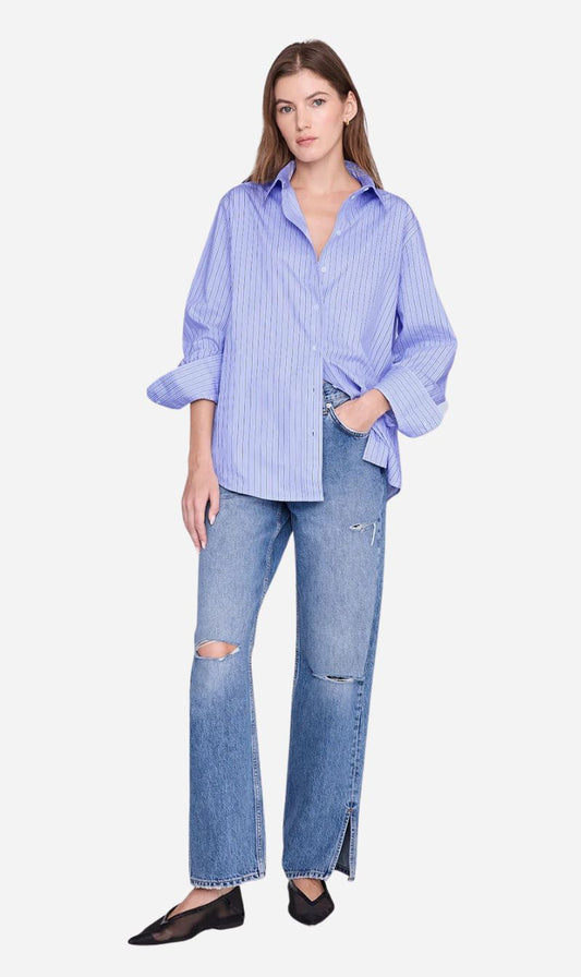 Anine Bing | Essie Shirt - Blue Stripe