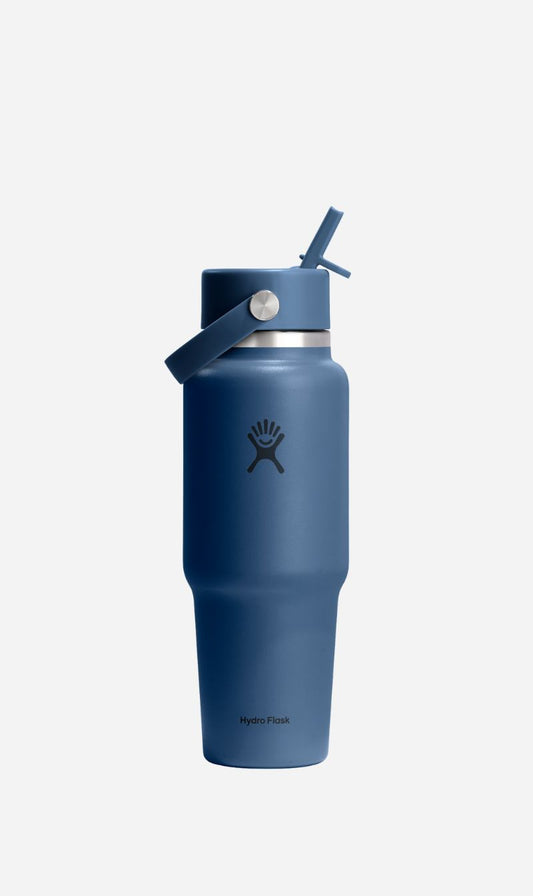 Hydro Flask | 32 Oz Wide Flex Straw Travel - Harbor Blue