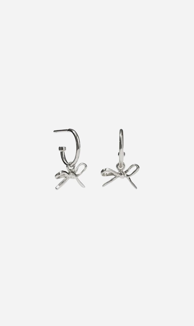 Meadowlark | Bow Signature Hoops - Silver