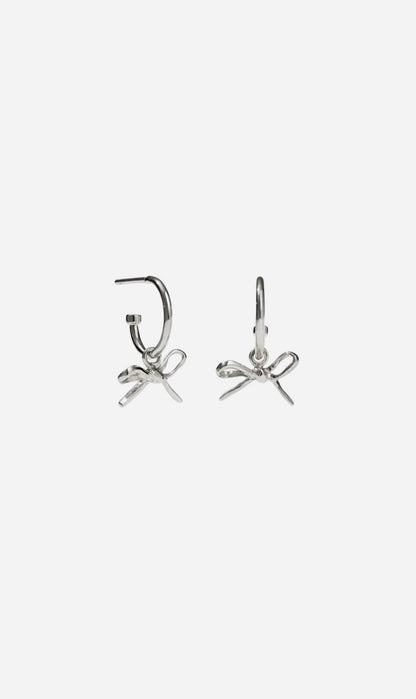 Meadowlark | Bow Signature Hoops - Silver