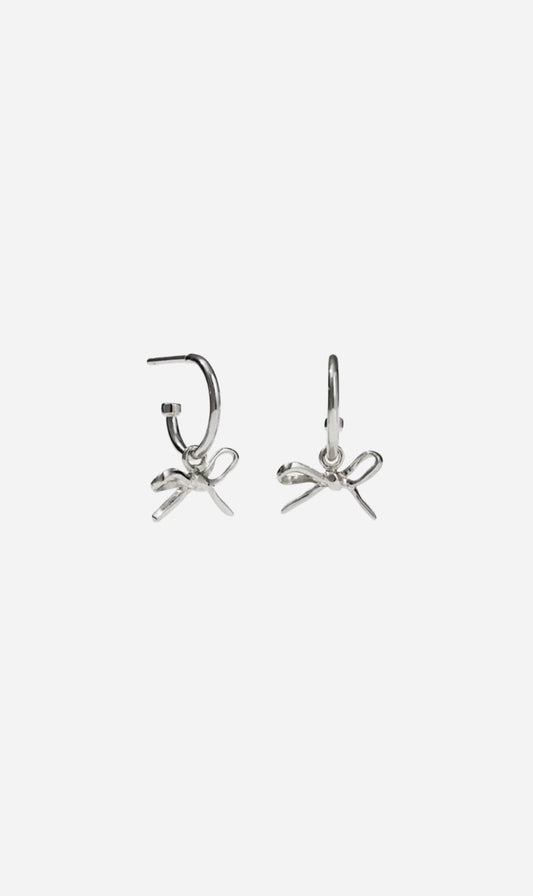 Meadowlark | Bow Signature Hoops - Silver