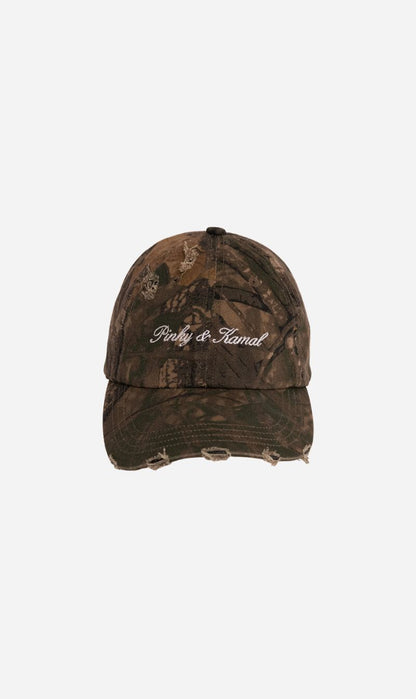 Pinky & Kamal | Signature Cap - Distressed Camo
