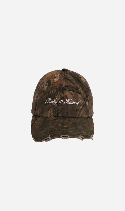 Pinky & Kamal | Signature Cap - Distressed Camo