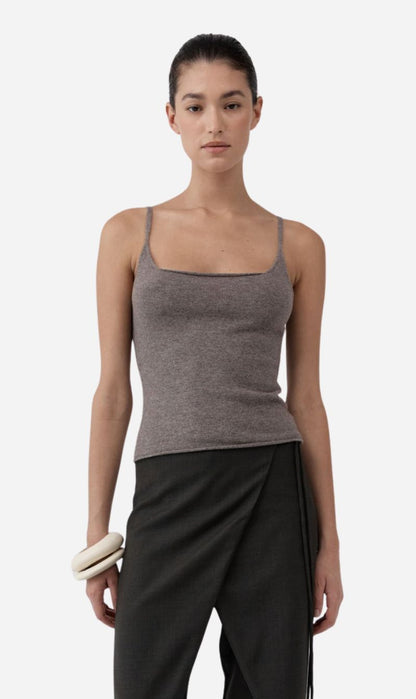 St Agni | Merino Wool Slim Tank - Vapor