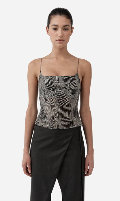 St Agni | Savannah Silk Cami - Sand