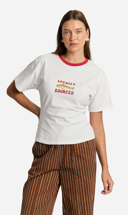 Maku The Label | Locally Sourced Fitted Tee - White