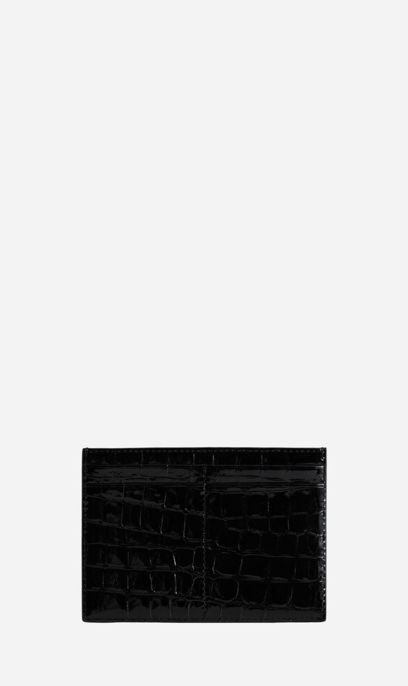 Yu Mei | Youhan Cardholder - Black Croc