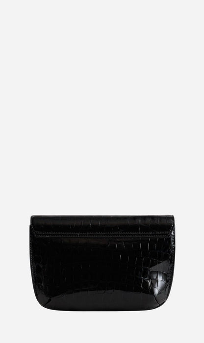 Yu Mei | Keriana Clutch - Black Croc