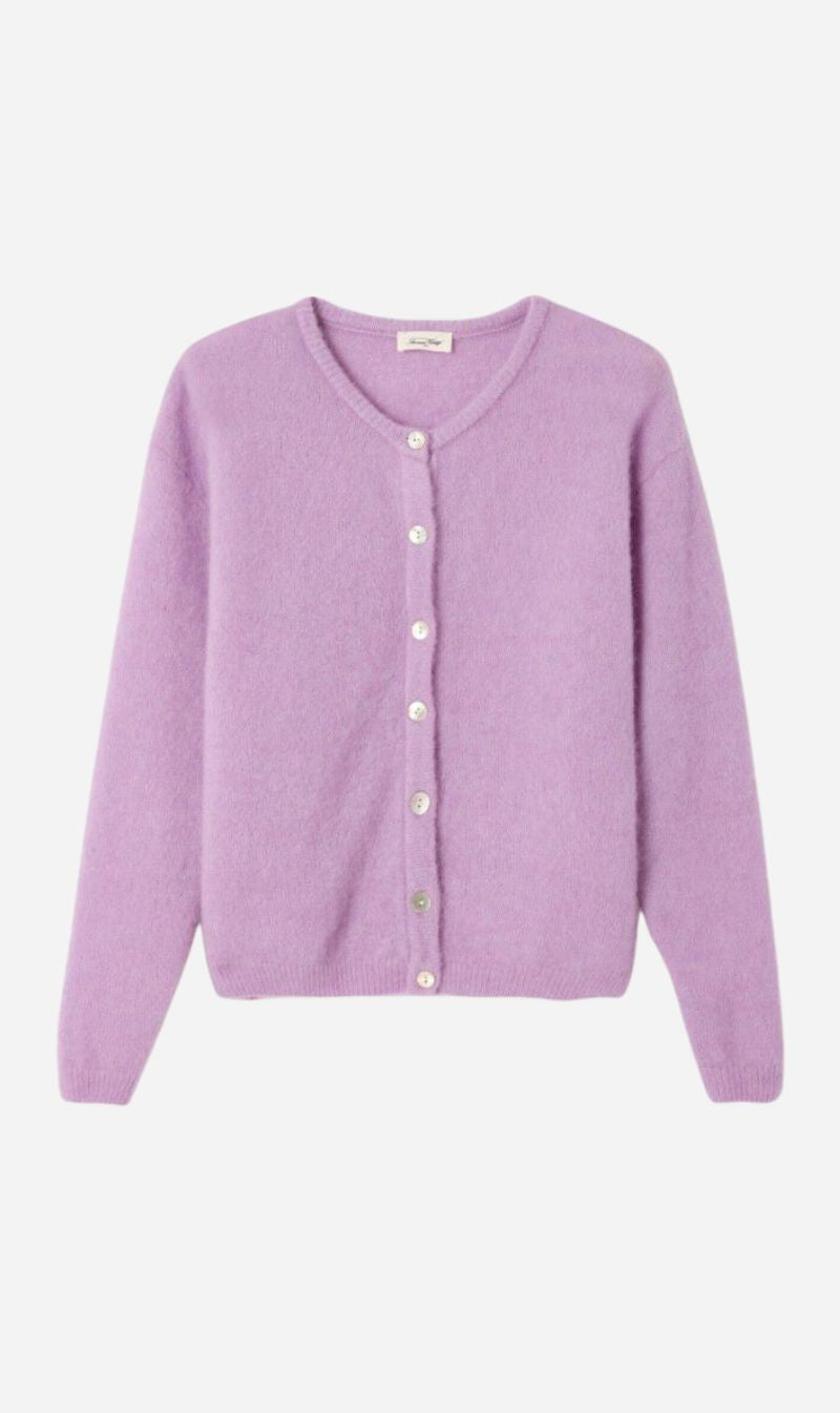 American Vintage | Vitow Cardigan - Lavender Melange
