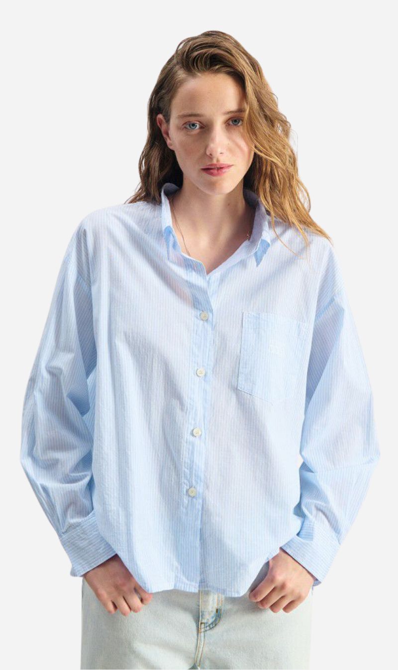 American Vintage | Eluabird 06 Shirt - Vitamin Blue