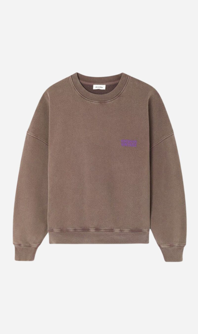 American Vintage | Plizzy 03 Sweater - Vintage Chestnut