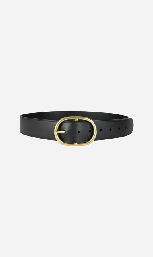 Deadly Ponies | Wide Epona Belt - Black / Brass