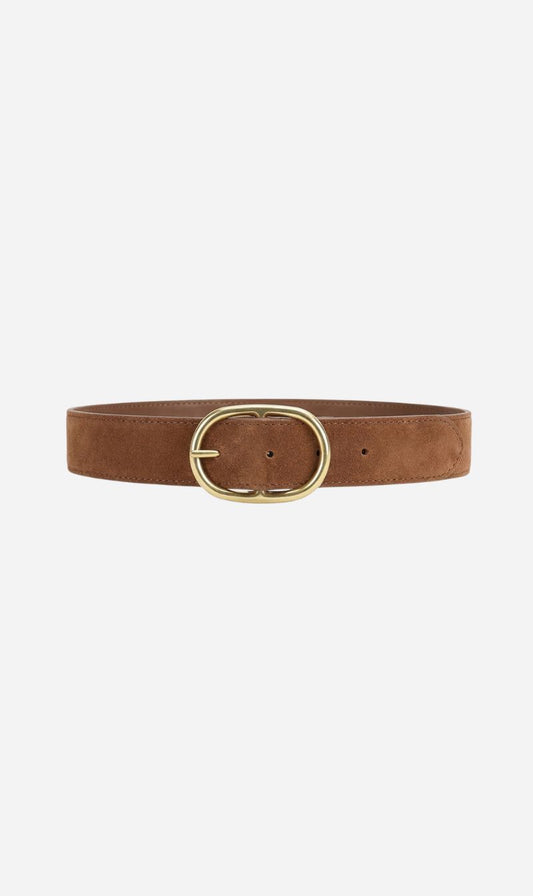 Deadly Ponies | Wide Epona Belt - Hazel Suede