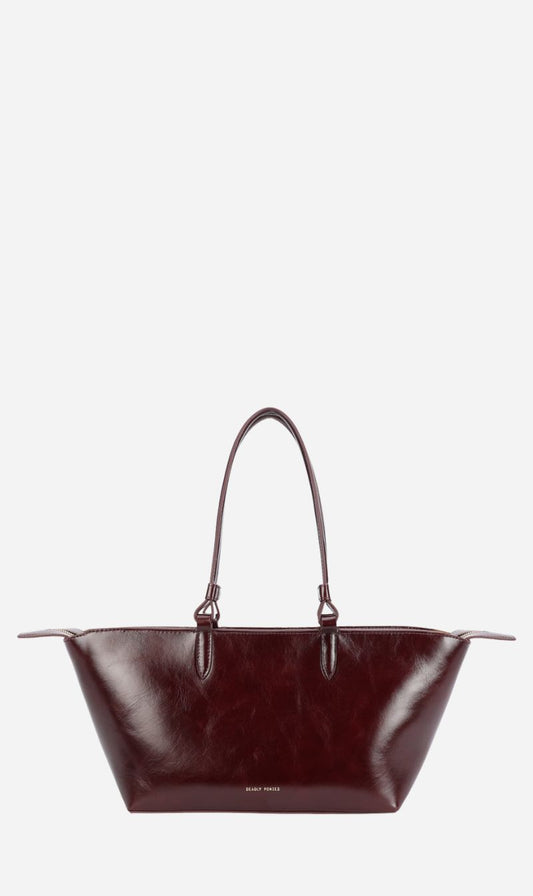 Deadly Ponies | Medium Bandit Tote - Dark Cherry Gloss