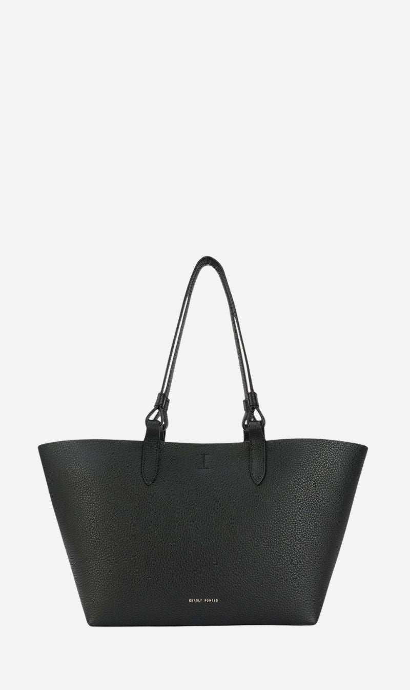 Deadly Ponies | Large Bandit Tote - Black