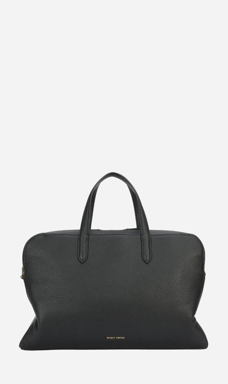 Deadly Ponies | Zorro Brief Case - Black / Brass