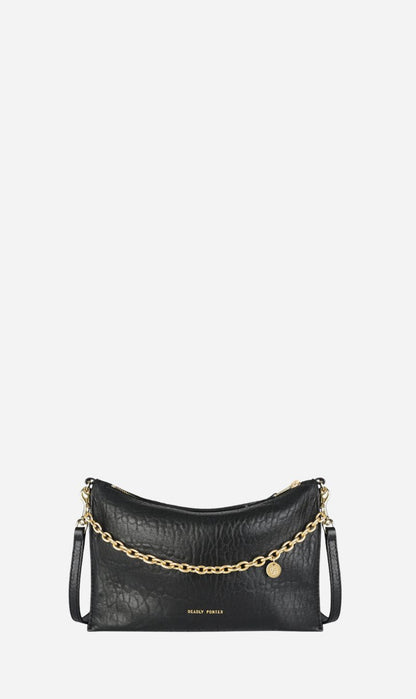 Deadly Ponies | Siamese Bag - Black Bulle / Brass